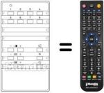 Replacement remote control 6038011