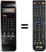 Replacement remote control 6152-602-2SE