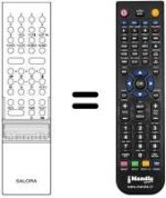Replacement remote control 616502