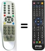 Télécommande équivalente 6710V00044L