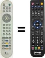 Télécommande équivalente Goldstar RZ-15LA70