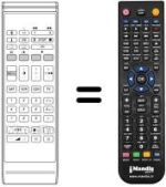 Télécommande équivalente IRN 3