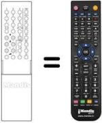 Télécommande équivalente 617802