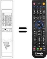 Télécommande équivalente A 518780