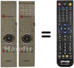 Gleichwertige Fernbedienung Samsung WS 32A108P