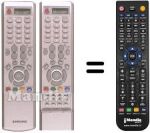 Gleichwertige Fernbedienung Samsung PS-42P3S