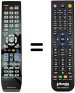 Gleichwertige Fernbedienung Samsung UE 40B6000