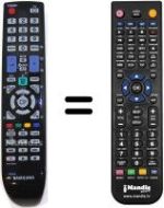 Télécommande équivalente Samsung PS 42B450