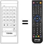 Replacement remote control CT-996