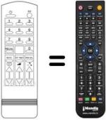 Télécommande équivalente Cgm TVC 142