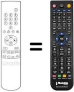 Télécommande équivalente QUELLE FT 7141 UNIVERSUM