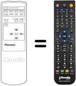 Télécommande équivalente Pioneer PDP 502 MXE