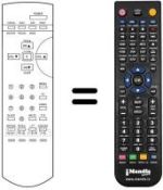Télécommande équivalente Daewoo DTT 21C1 TU (F)
