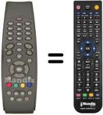 Télécommande équivalente AURIGA INTERACT 2