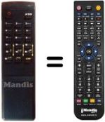 Replacement remote control DSR 100