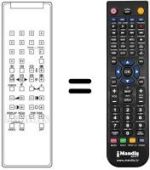 Gleichwertige Fernbedienung DTV1 DIGITAL