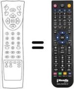 Télécommande équivalente Orion LA 2000