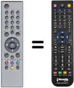Replacement remote control Seg DTR 602-II