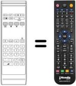 Télécommande équivalente EM 1