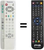 Télécommande équivalente Panasonic TX-29PS20 D