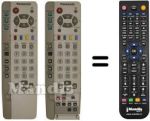 Télécommande équivalente Panasonic TX-36PB50 D
