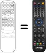 Télécommande équivalente G2