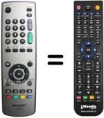 Télécommande équivalente GA 531 WJSA