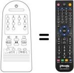 Télécommande équivalente IR 3500