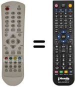 Replacement remote control Hyundai HLT 3010