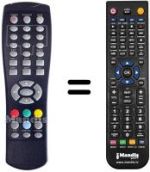 Replacement remote control Fuba ODE 7020