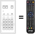 Replacement remote control UNIVERSUM 9299900