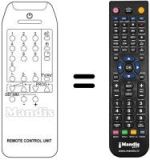 Télécommande équivalente IR 3000