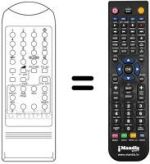 Télécommande équivalente IR 5550