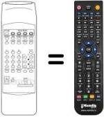 Télécommande équivalente IR 99 / 39 TEXT
