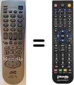 Gleichwertige Fernbedienung JVC HR-J770 EU
