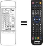 Télécommande équivalente 1AV0U10B03100