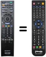 Télécommande équivalente Sony KDL-46 HX700