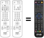 Télécommande équivalente Sony KV-28 FC60