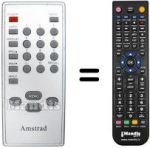 Télécommande équivalente Sansui LTV 1450