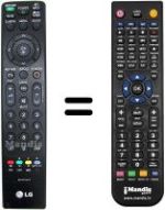 Replacement remote control Goldstar 42 LH 7000