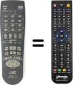 Gleichwertige Fernbedienung JVC HR-J672