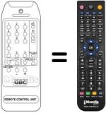Télécommande équivalente MG 2570