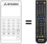 Télécommande équivalente NON TEXT