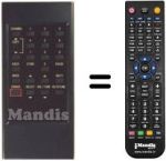 Replacement remote control ODE 620