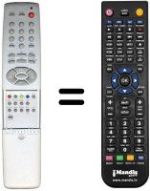 Replacement remote control Diamond PDP 42 CIAC
