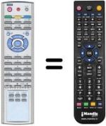 Télécommande équivalente Daewoo PDP 42 NESI-TN