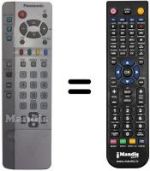 Télécommande équivalente EUR 511256