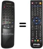 Télécommande équivalente EUR 51925