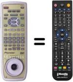 Télécommande équivalente CU-DV 025