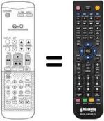 Télécommande équivalente QPRO
